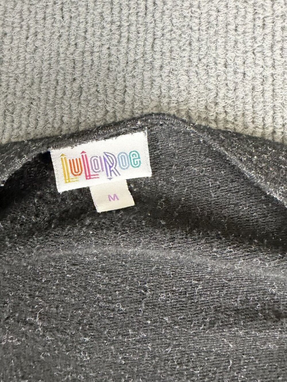 LuLaRoe Womens Heathered Open Front Draped Cardigan Size M - Picture 2 of 10